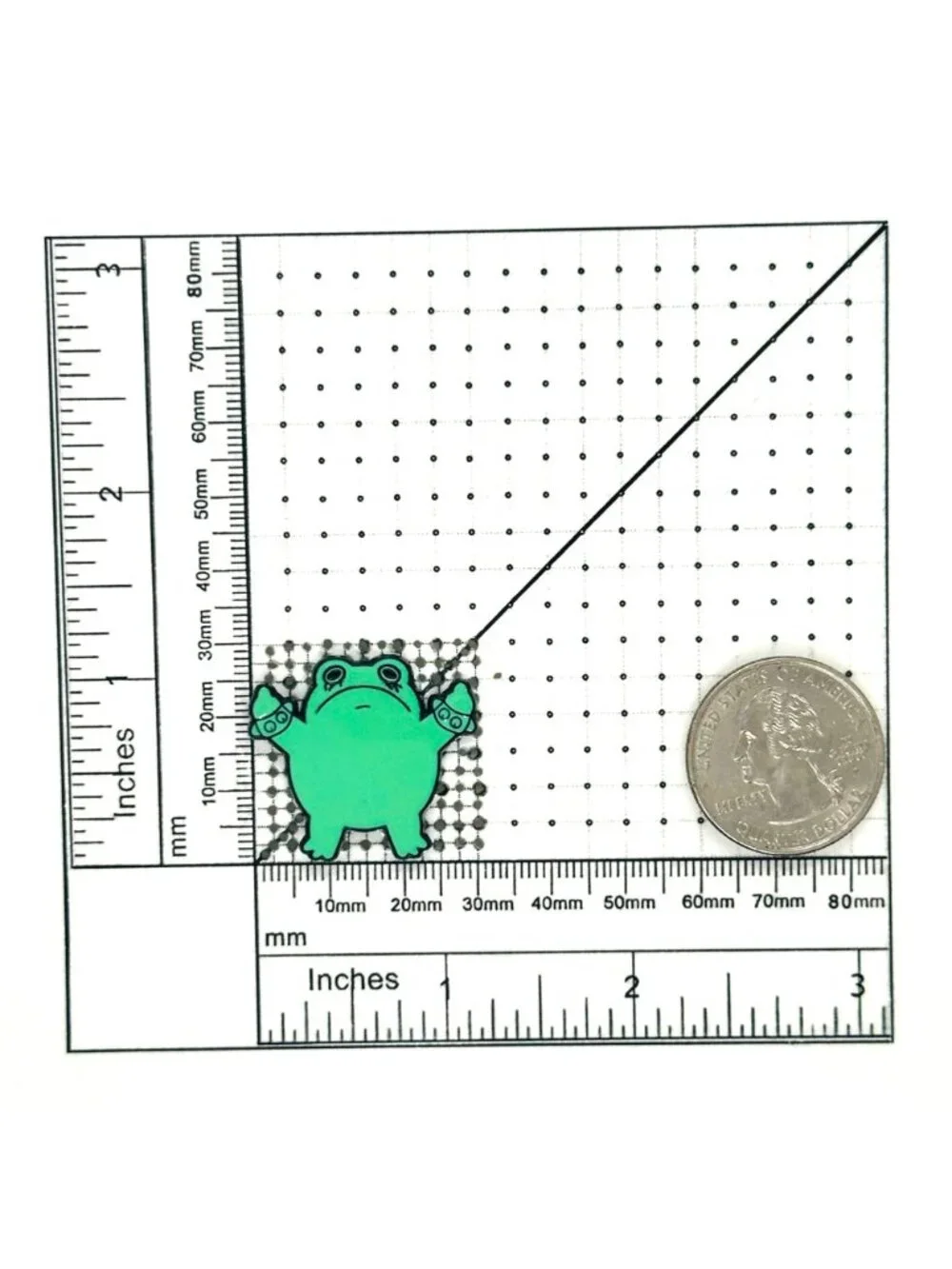 ⭐Enamel Pin Punk Frog Giving The Finger Broch GreenAnimal alloy Badge New Oz⭐